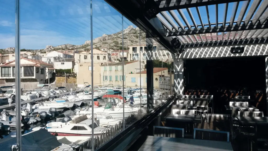 Rideau de verre à Marseille