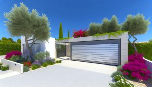 porte de garage moderne